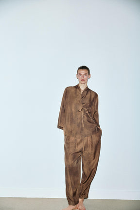 Printed Volume Trousers