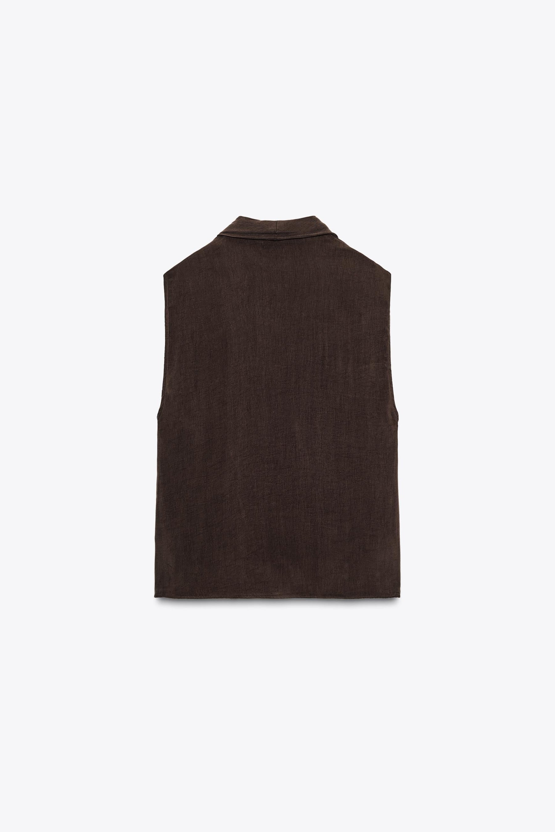 Flowing Tie-Detail Top