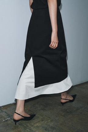 Contrast Skirt