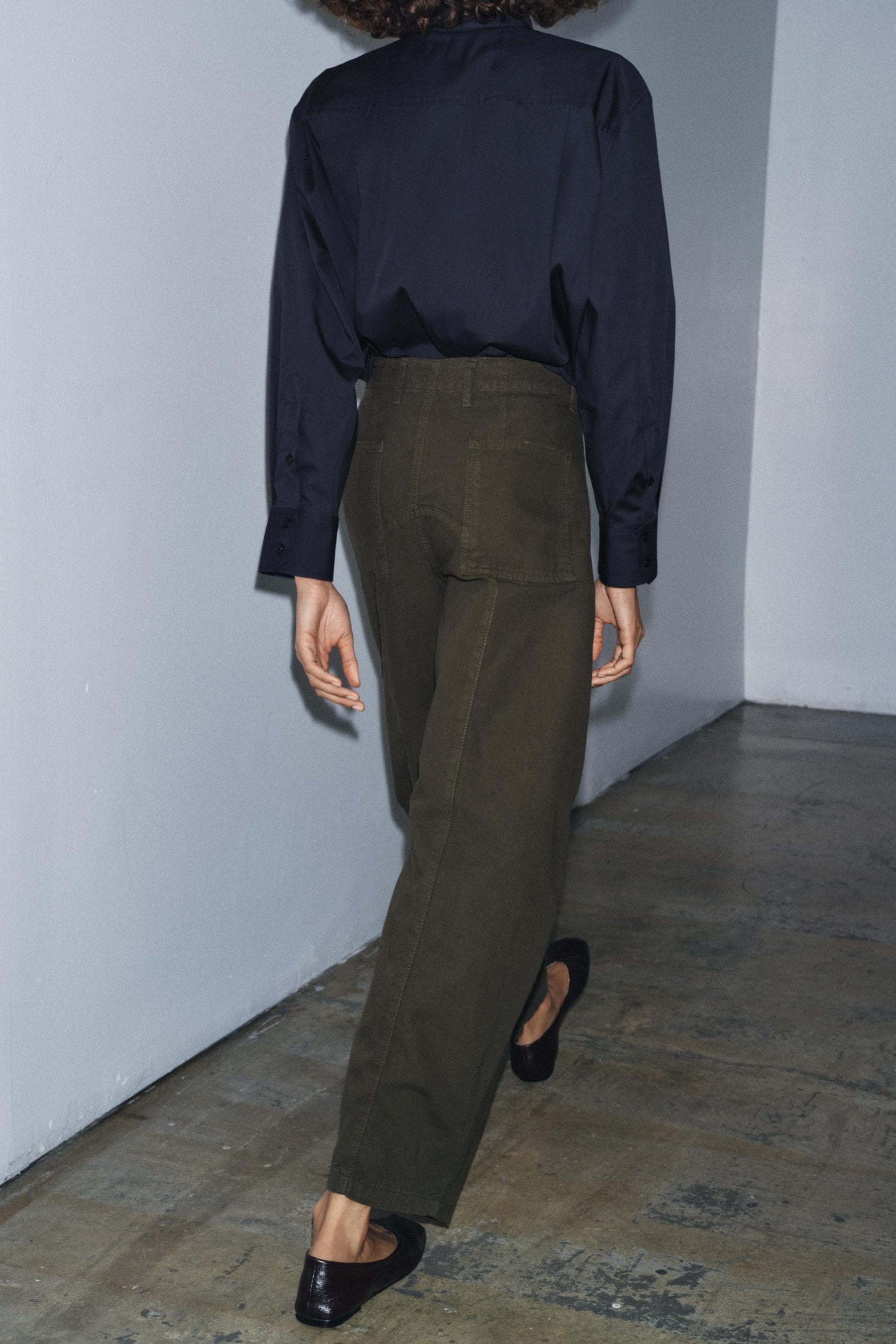 Poplin Shirt with Tie