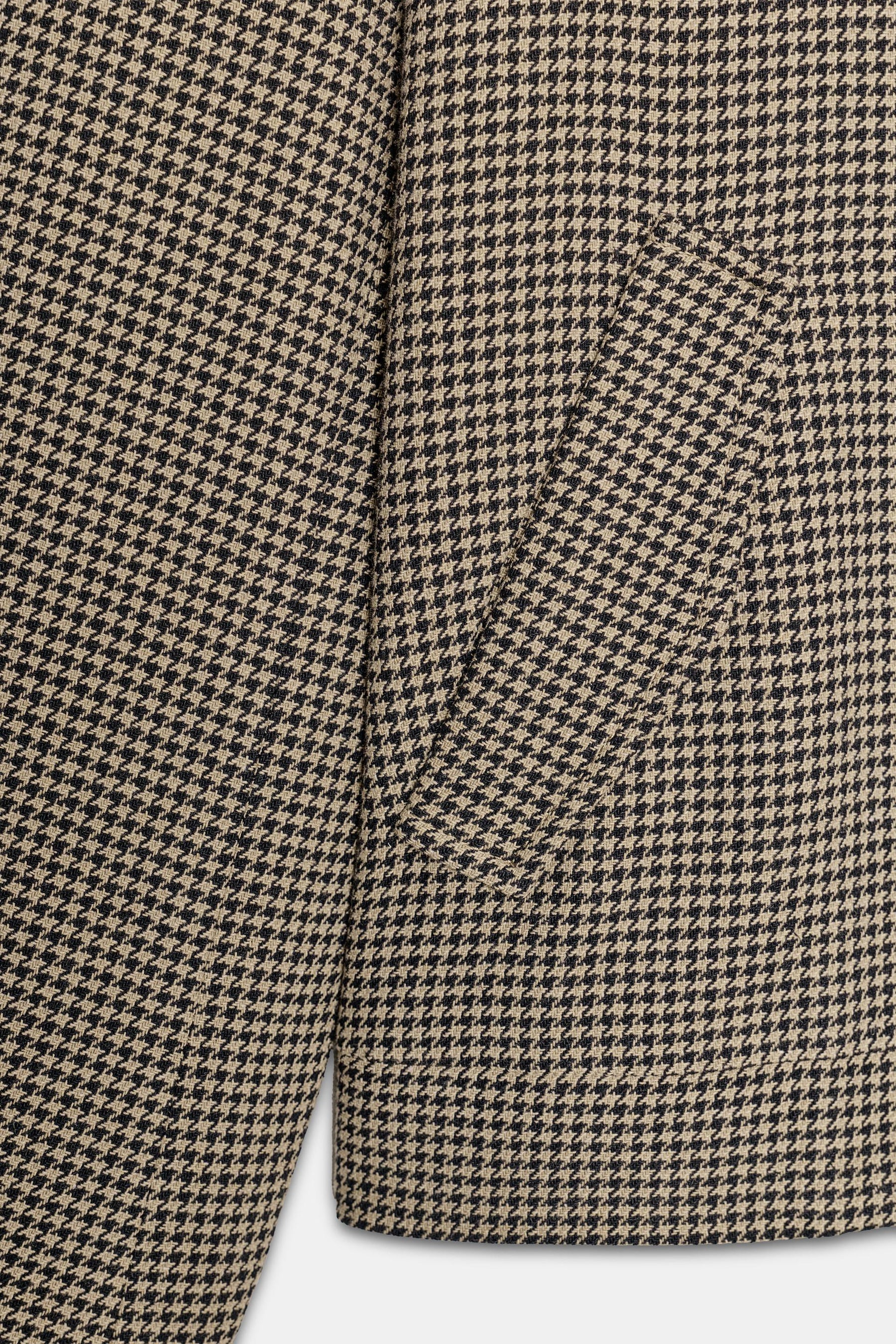 Houndstooth Bomber Jacket