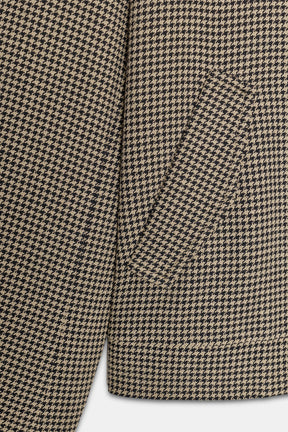 Houndstooth Bomber Jacket