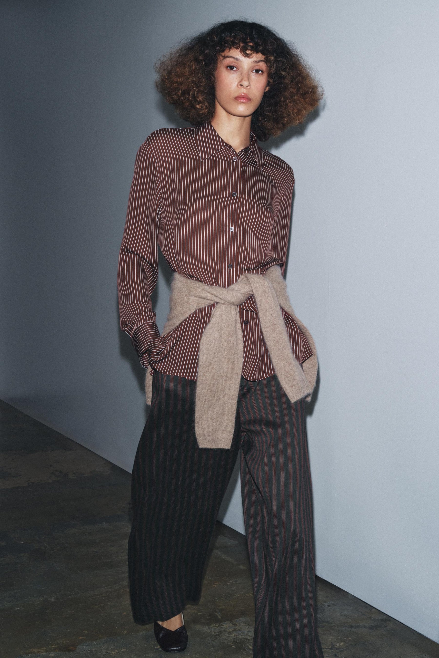 Silk Striped Shirt