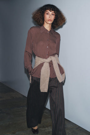 Silk Striped Shirt