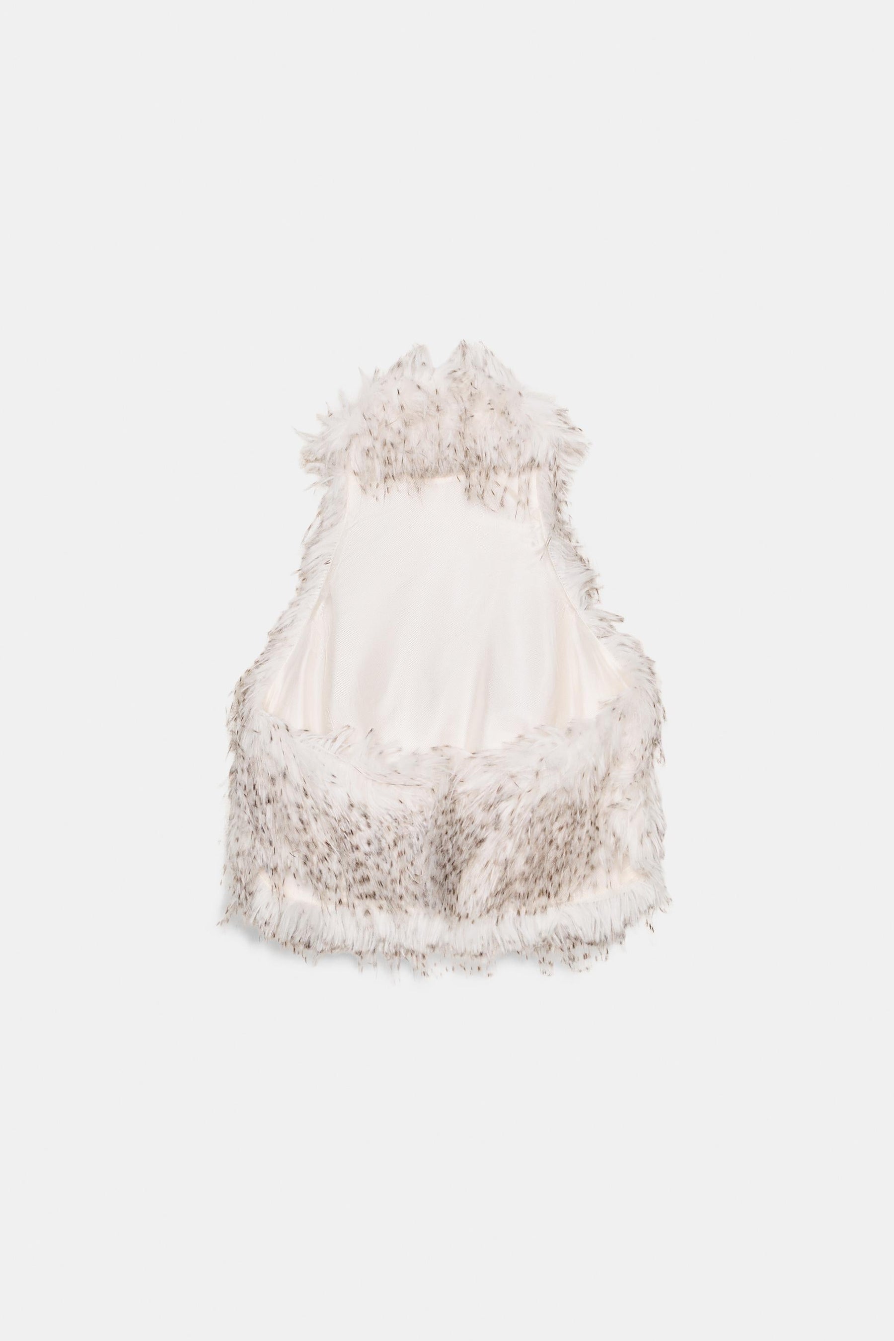 Faux Fur Halter Top