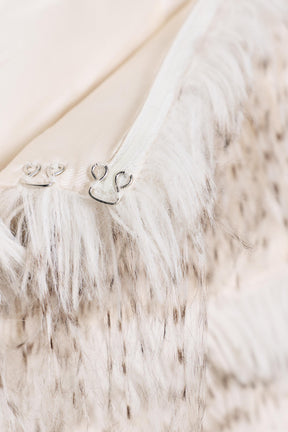 Faux Fur Halter Top