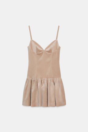 Voluminous Strap Dress