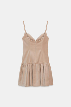 Voluminous Strap Dress