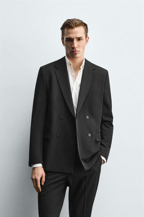 COMFORT DOUBLE-BREASTED BLAZER SUIT - Image 2
