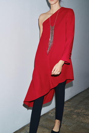 Asymmetric Long Fashion Dress
