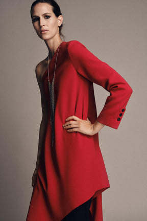 Asymmetric Long Fashion Dress