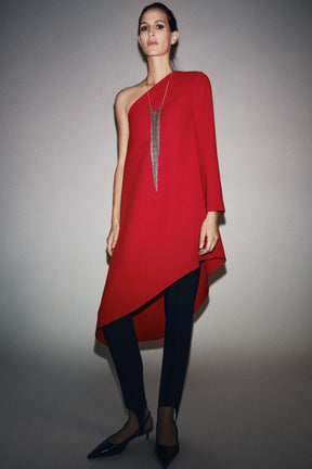 Asymmetric Long Fashion Dress