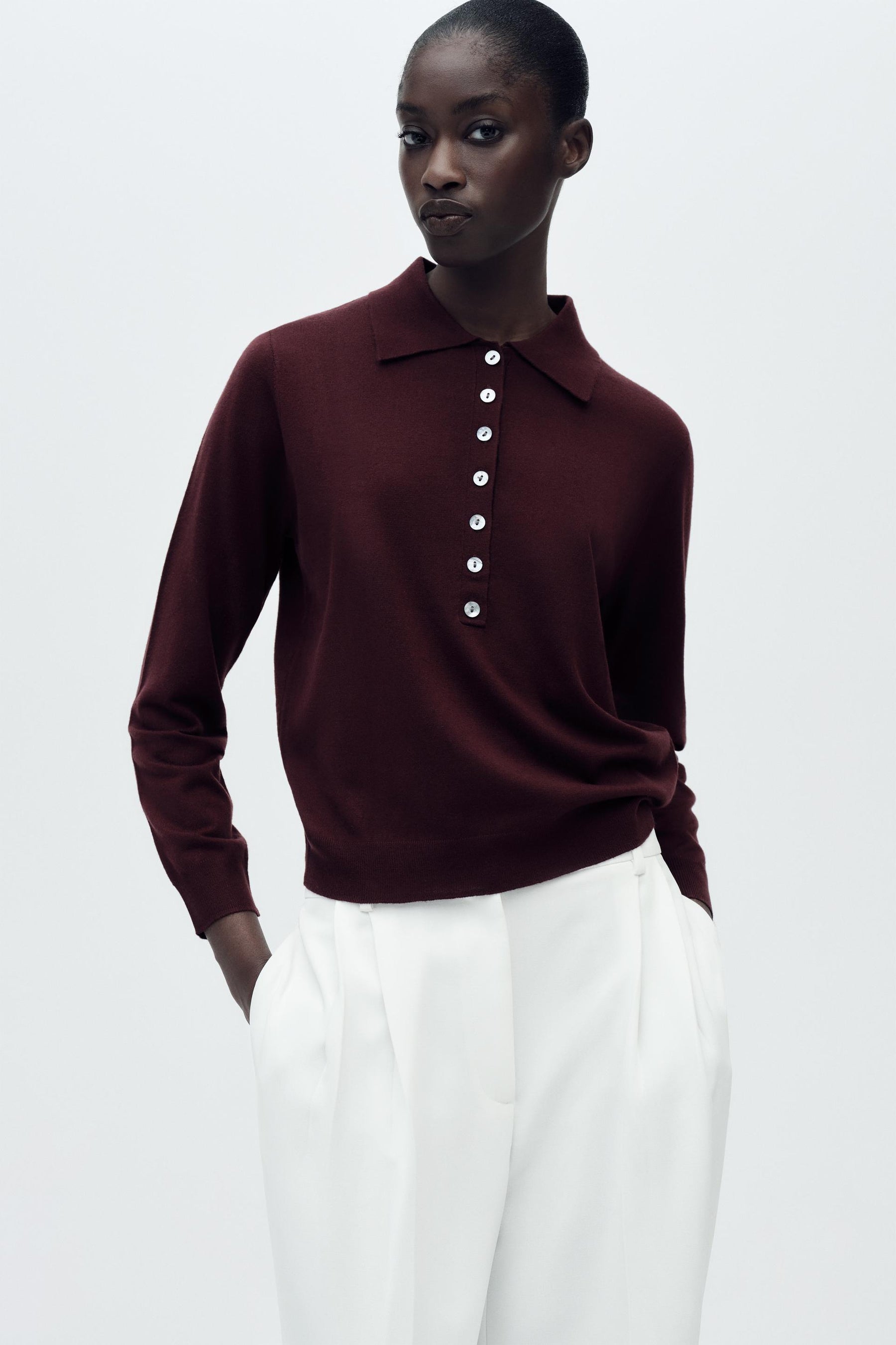 KNIT POLO SHIRT