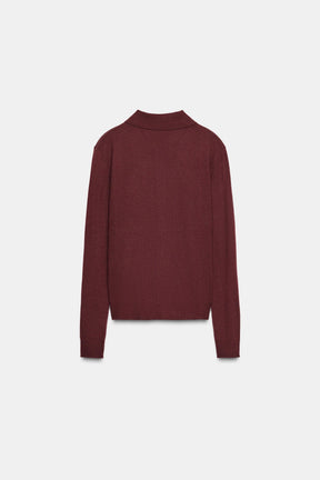 KNIT POLO SHIRT