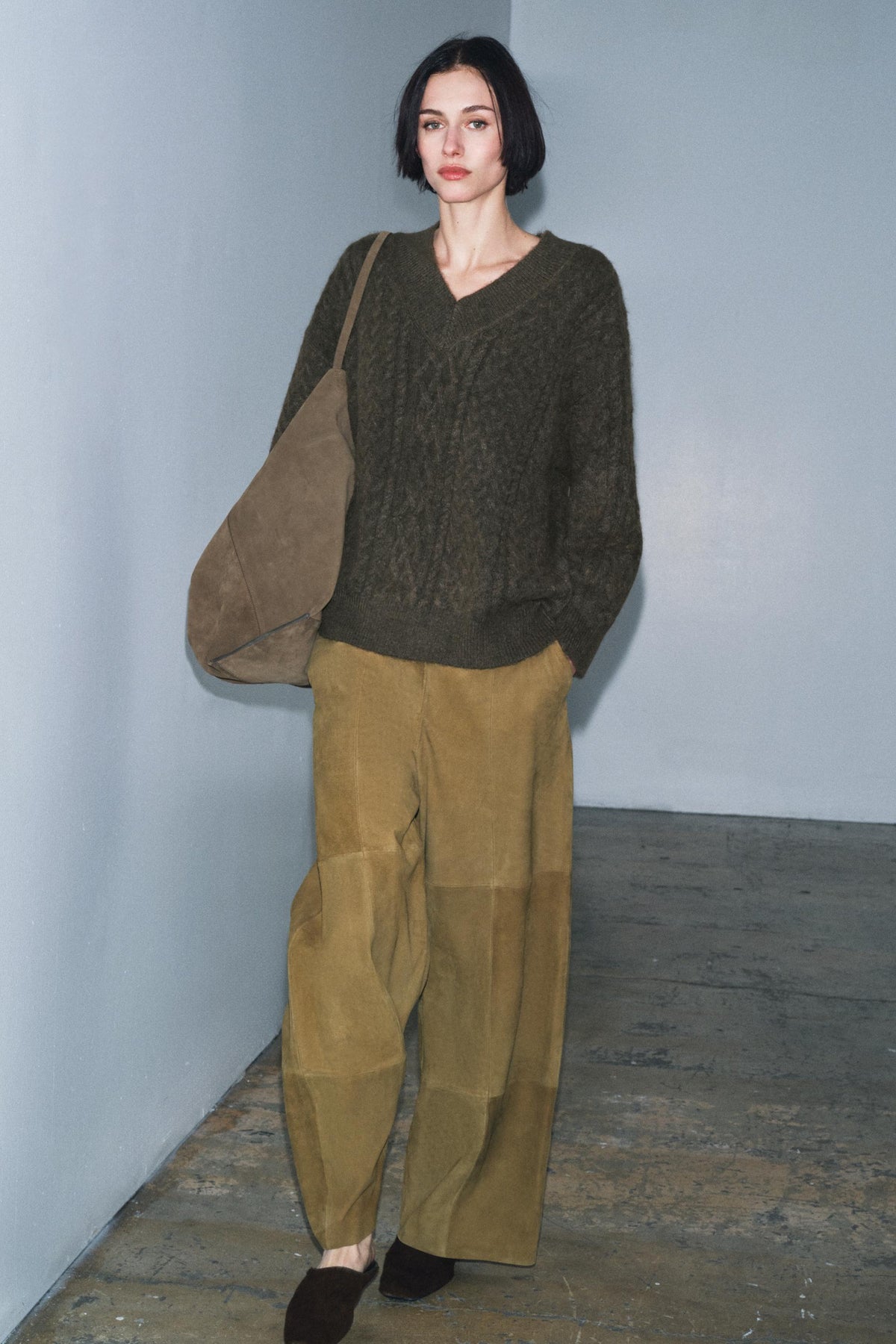 Zopfstrickpullover