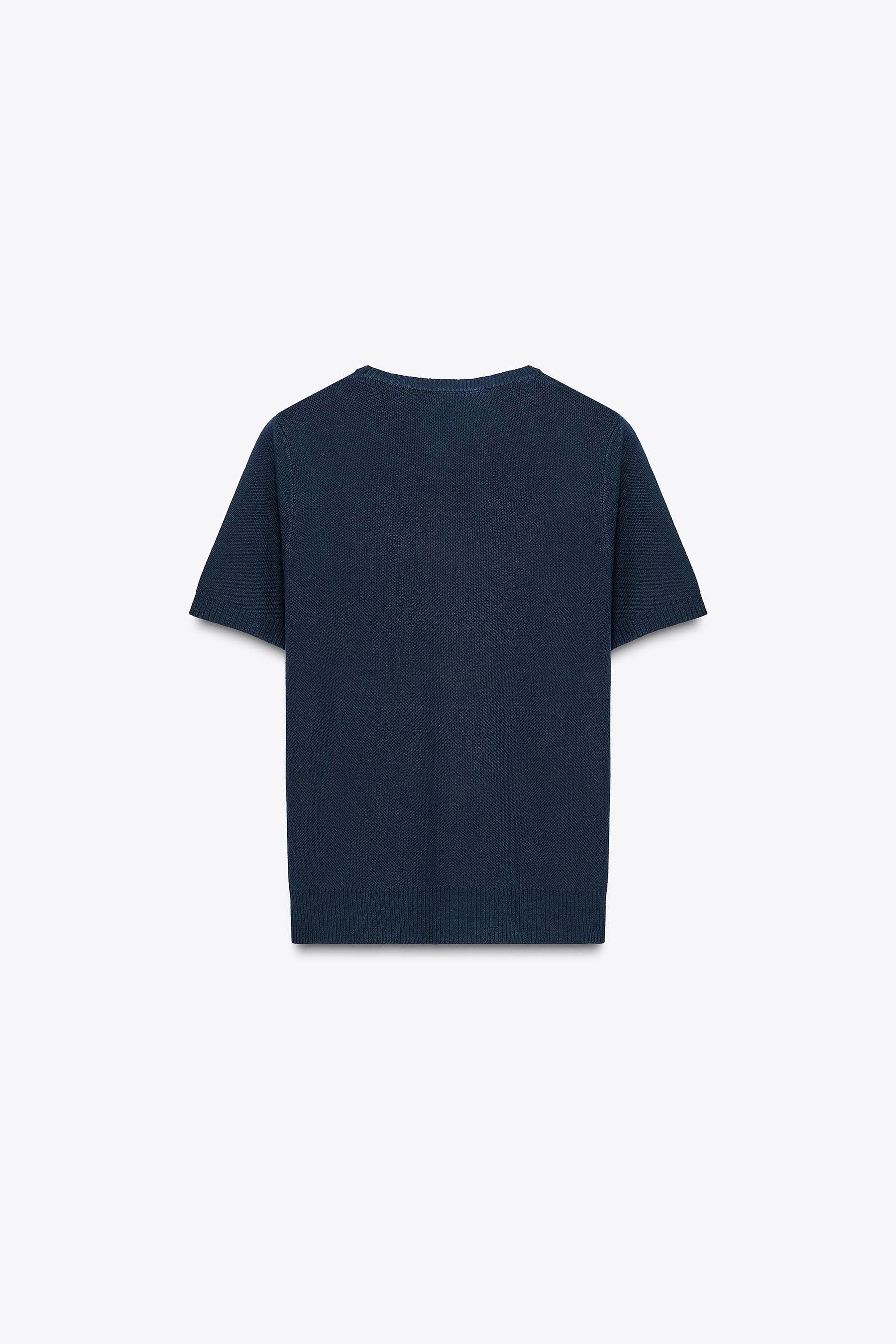 KNIT SHORT SLEEVE JUMPER