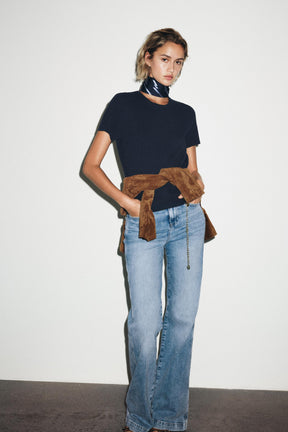 KNIT SHORT SLEEVE JUMPER