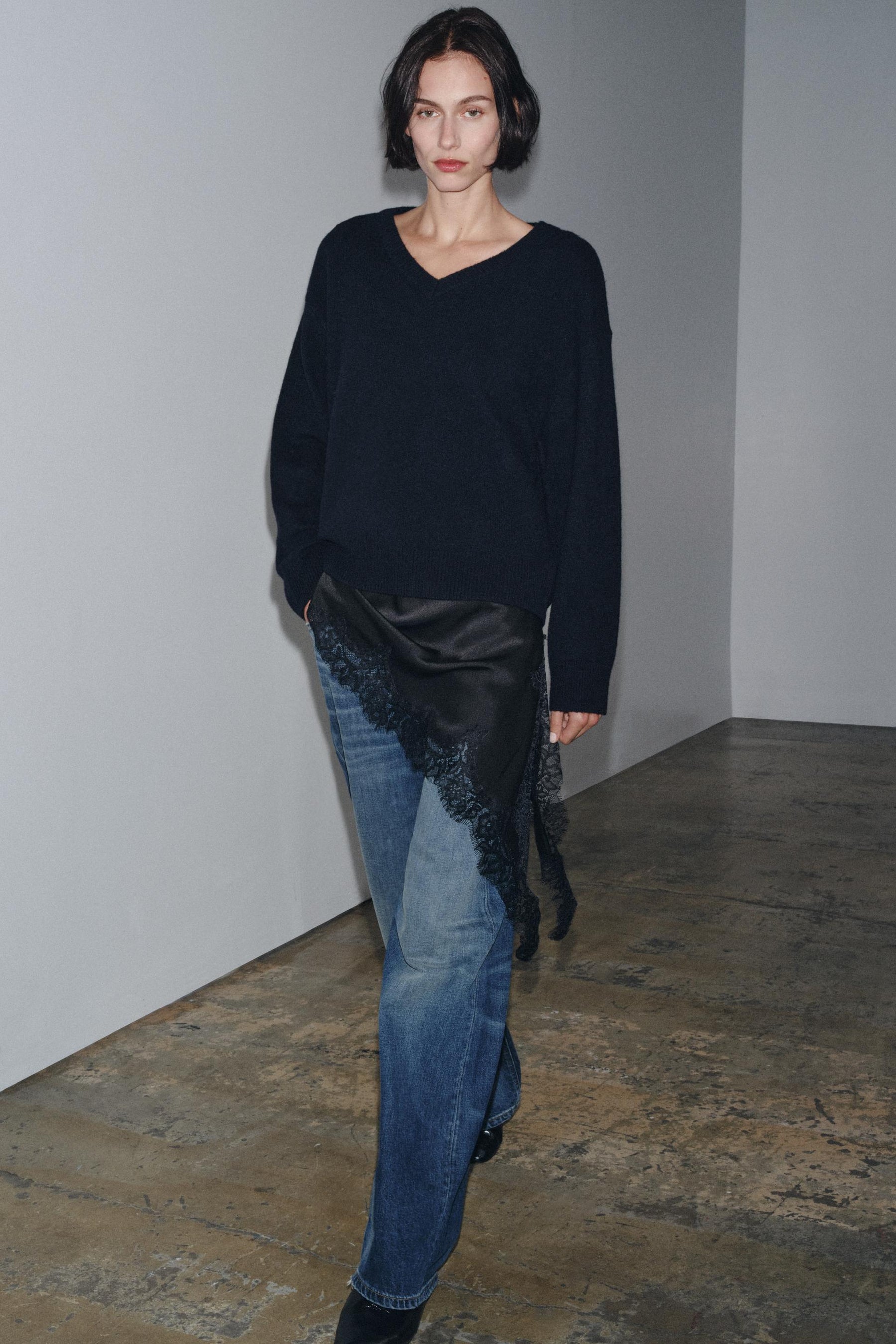 Wool V-Neck Jumper
