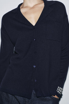 EXTRA SOFT WOOL CARDIGAN