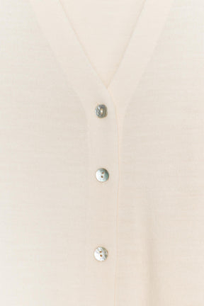 100% WOOL V-NECK CARDIGAN - Image 5
