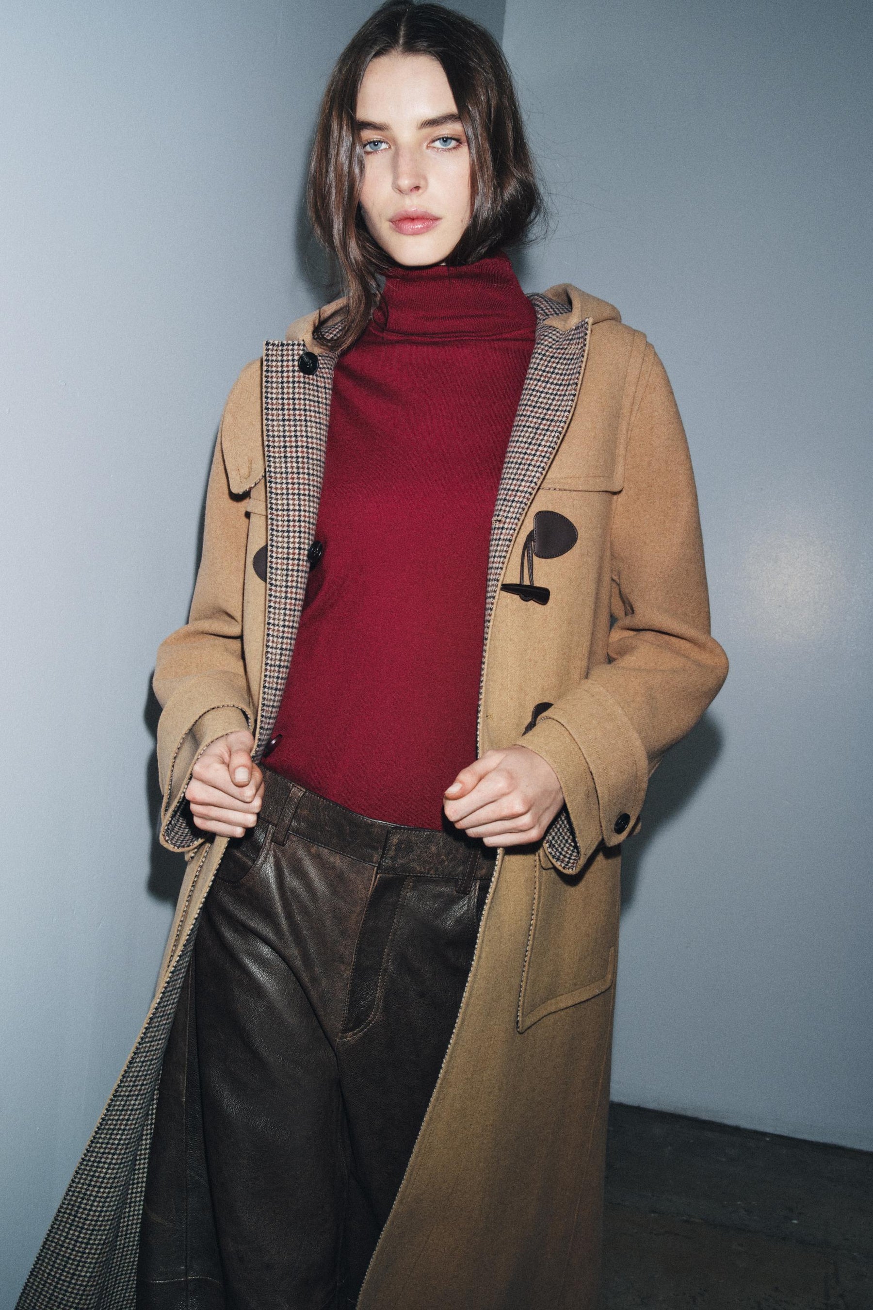 WOOL HIGH NECK JUMPER