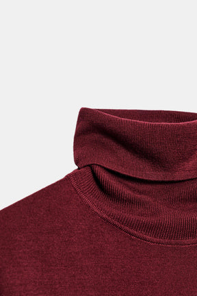 WOOL HIGH NECK JUMPER