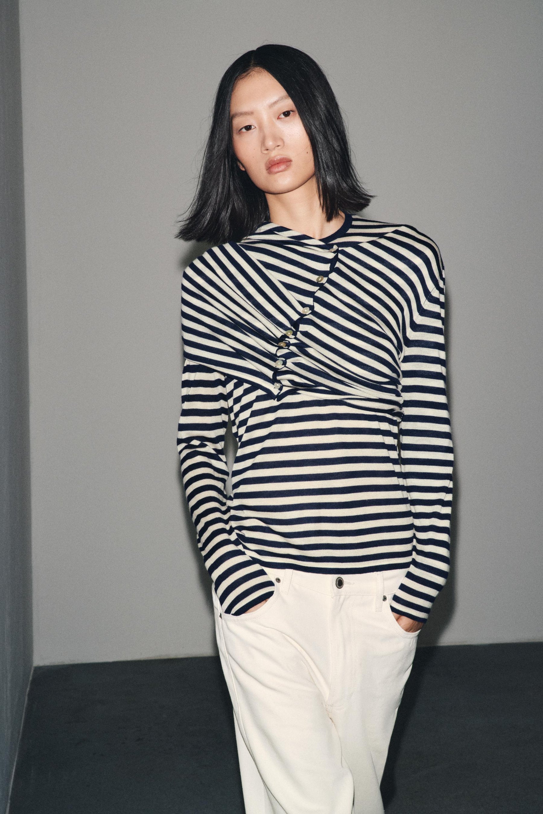 Striped Knit Jumper
