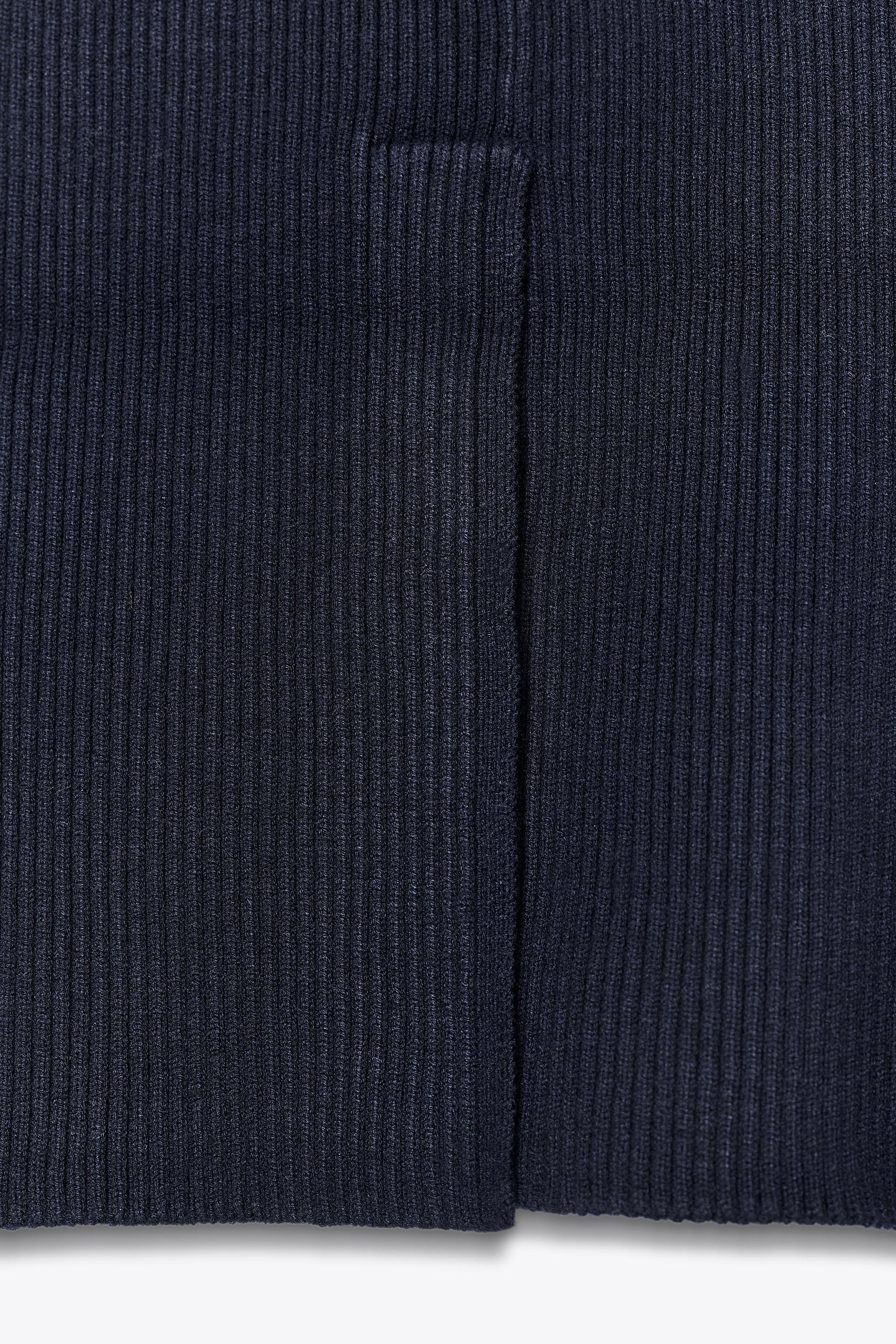 Rib Knit Midi Skirt
