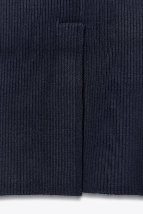 Rib Knit Midi Skirt
