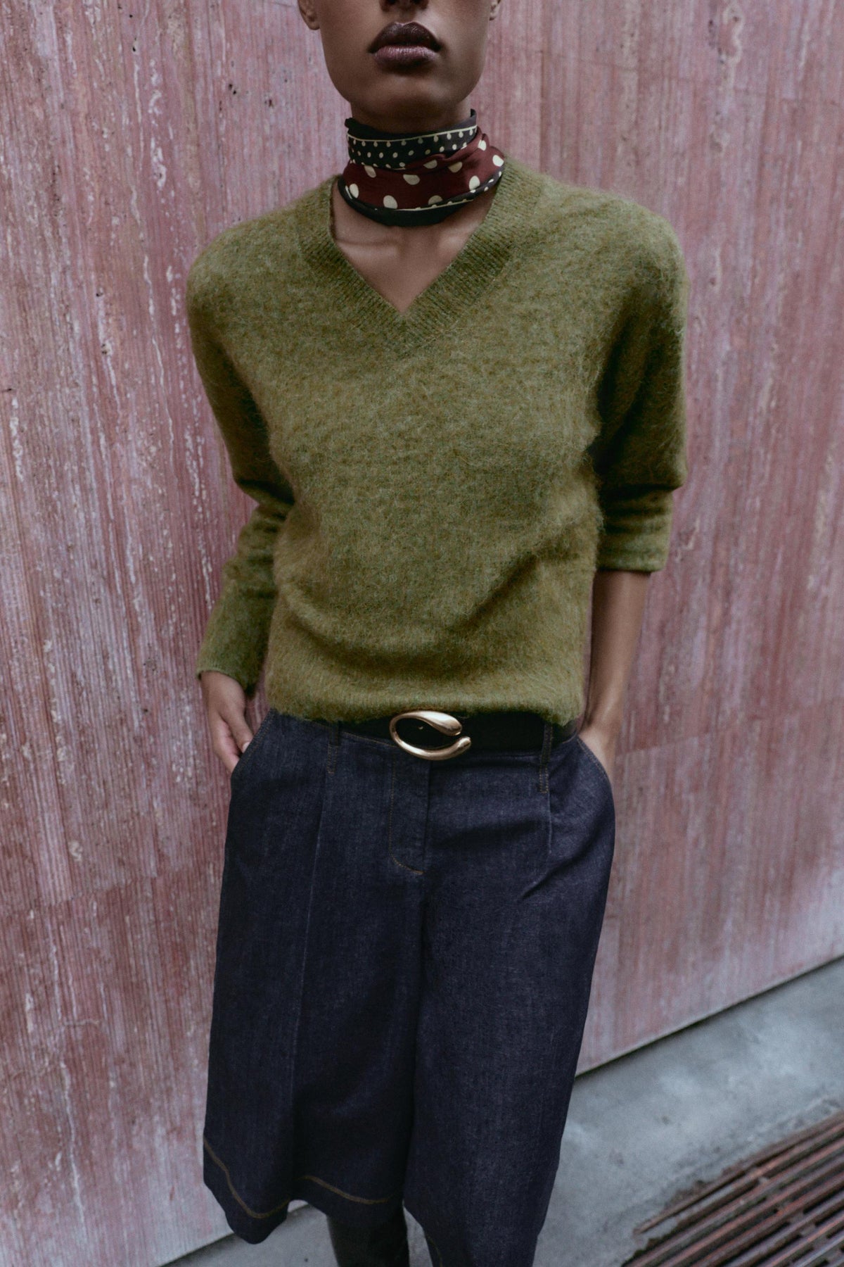 BRUSHED KNIT JUMPER