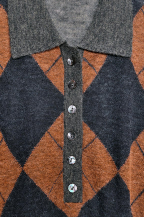 Diamond Knit Polo