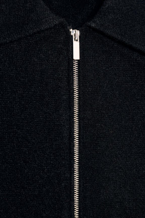 ZIP-UP KNIT BOMBER JACKET - Image 8