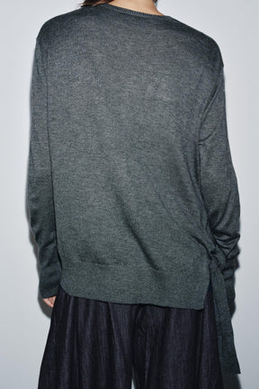 WOOL KNIT KNOT JUMPER - Image 3