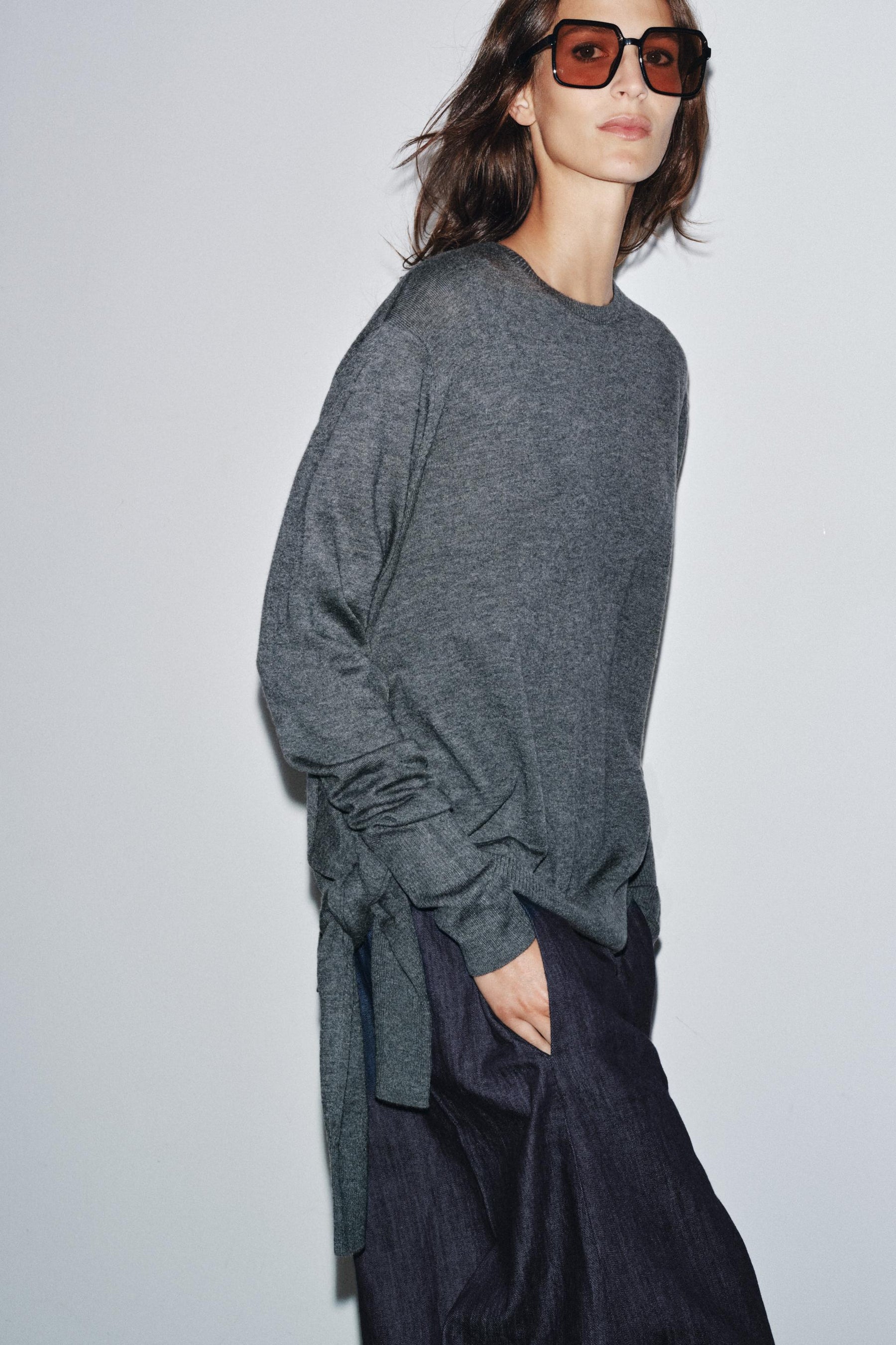 WOOL KNIT KNOT JUMPER - Image 5