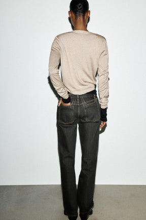 WOOL BLEND LONG CARDIGAN