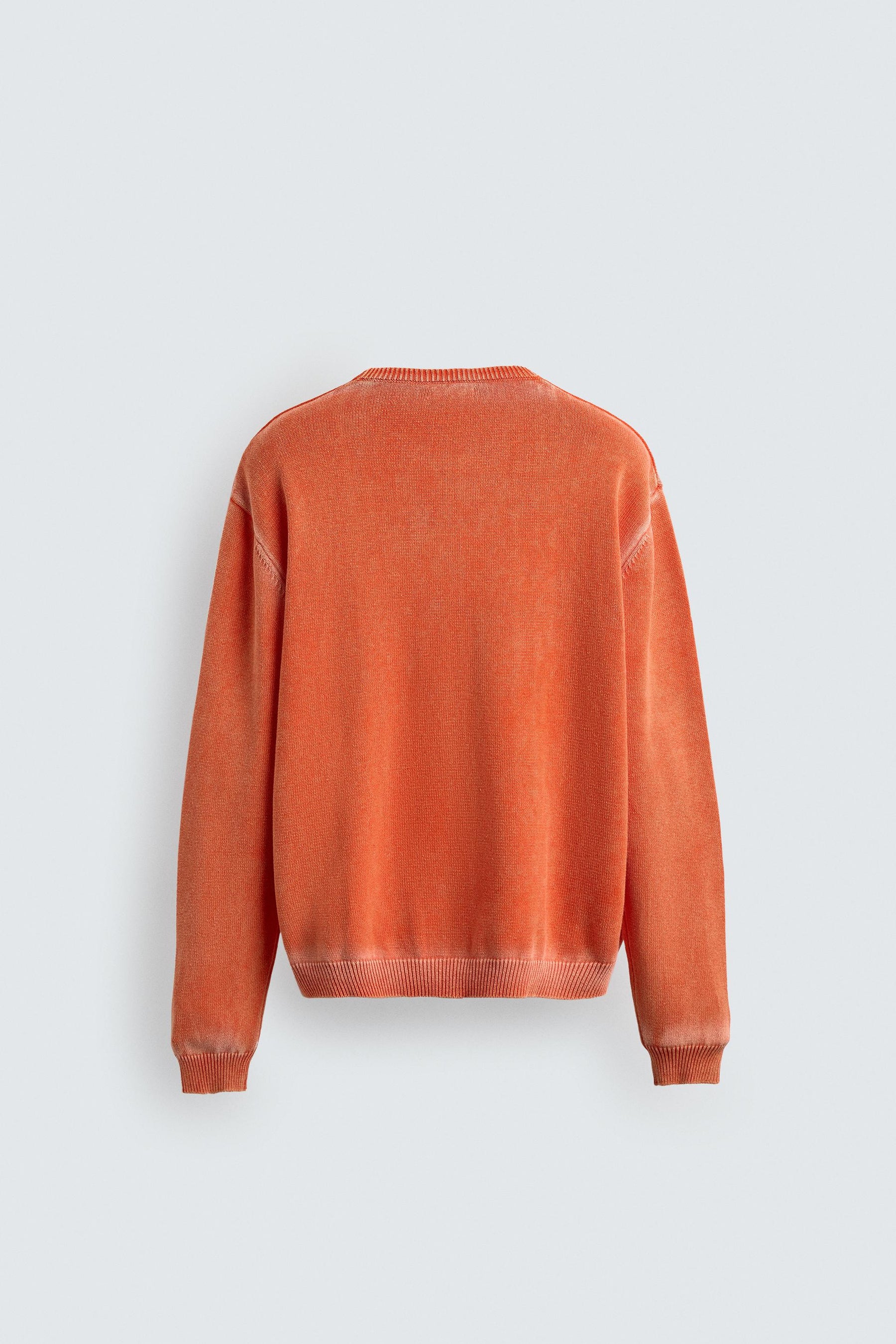 WASHED COTTON SWEATER - Image 7