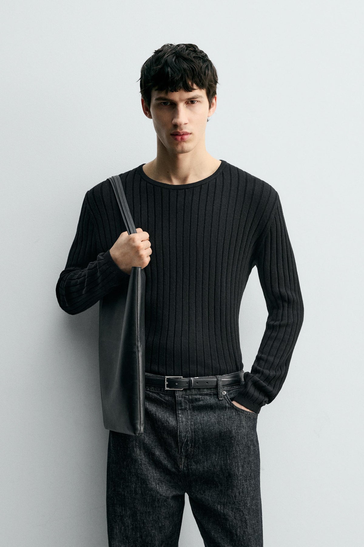 RIBBED TEXTURED JUMPER - Image 2