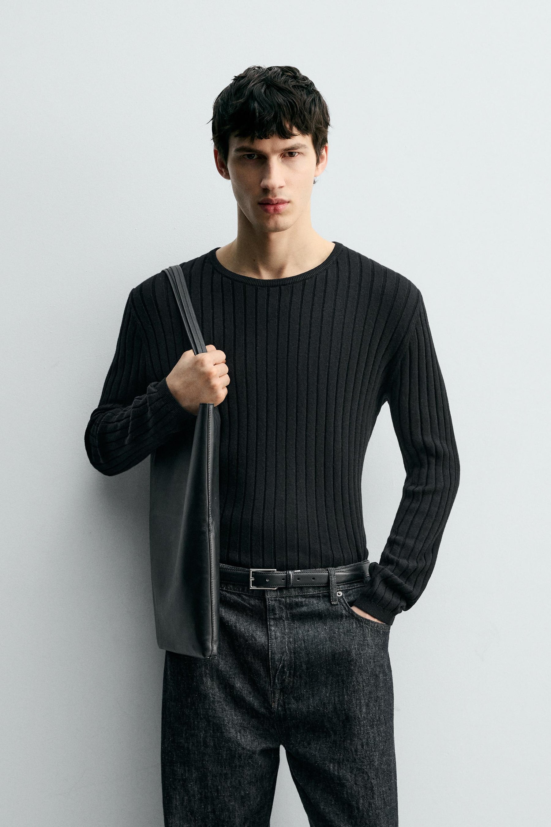 RIBBED TEXTURED JUMPER - Image 2