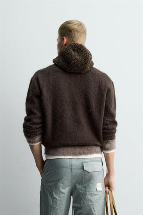 JUMPER WITH CONTRAST TEXTURE X SR_A - Image 3