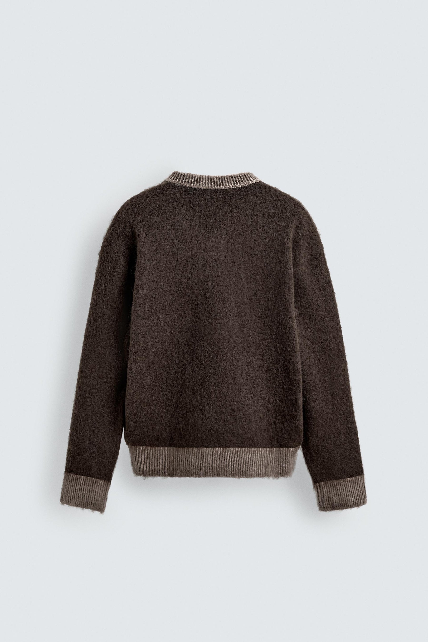 JUMPER WITH CONTRAST TEXTURE X SR_A - Image 8