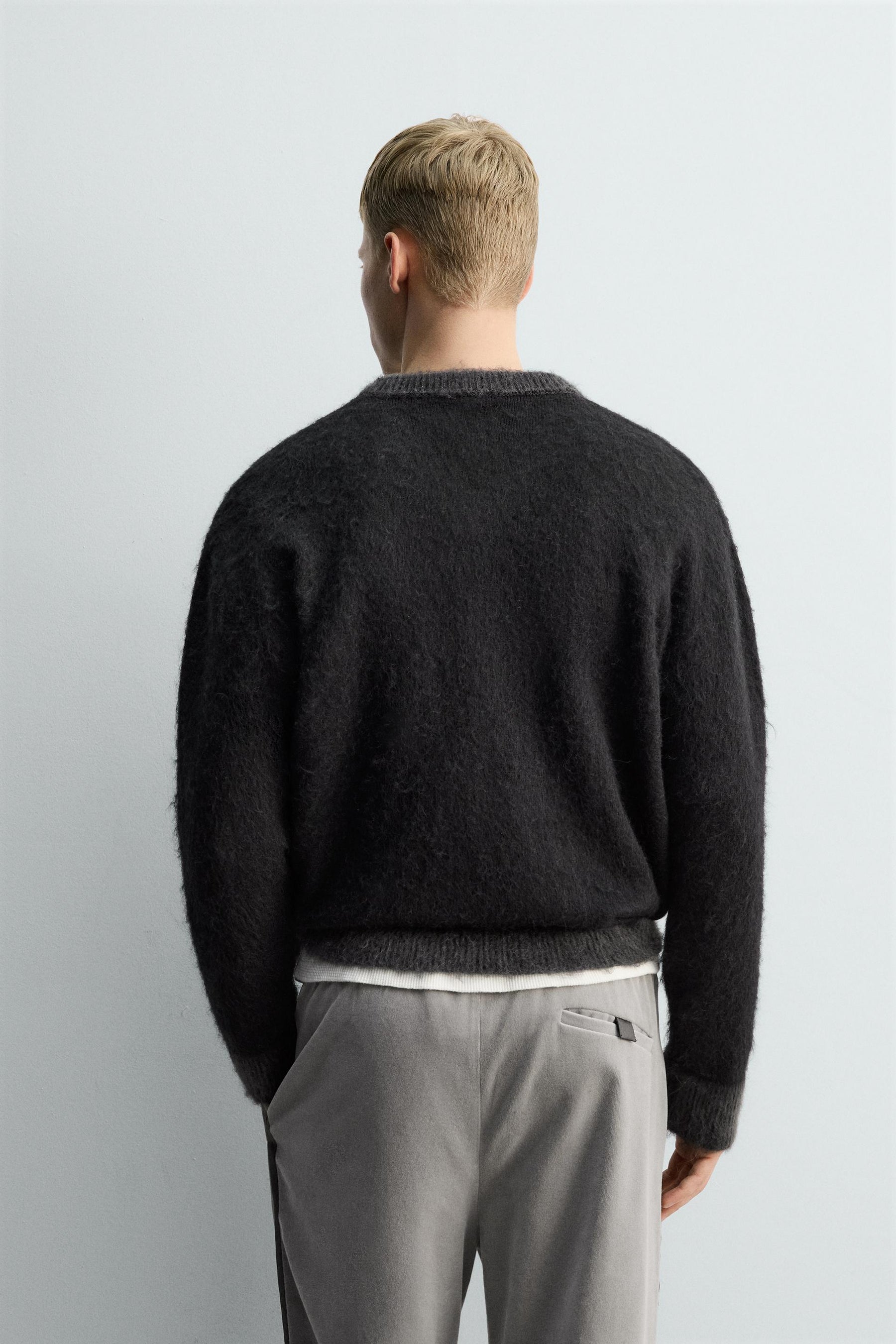 JUMPER WITH CONTRAST TEXTURE X SR_A - Image 3