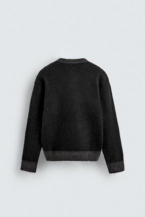 JUMPER WITH CONTRAST TEXTURE X SR_A - Image 8