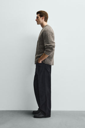 Ribbed Knit Cardigan