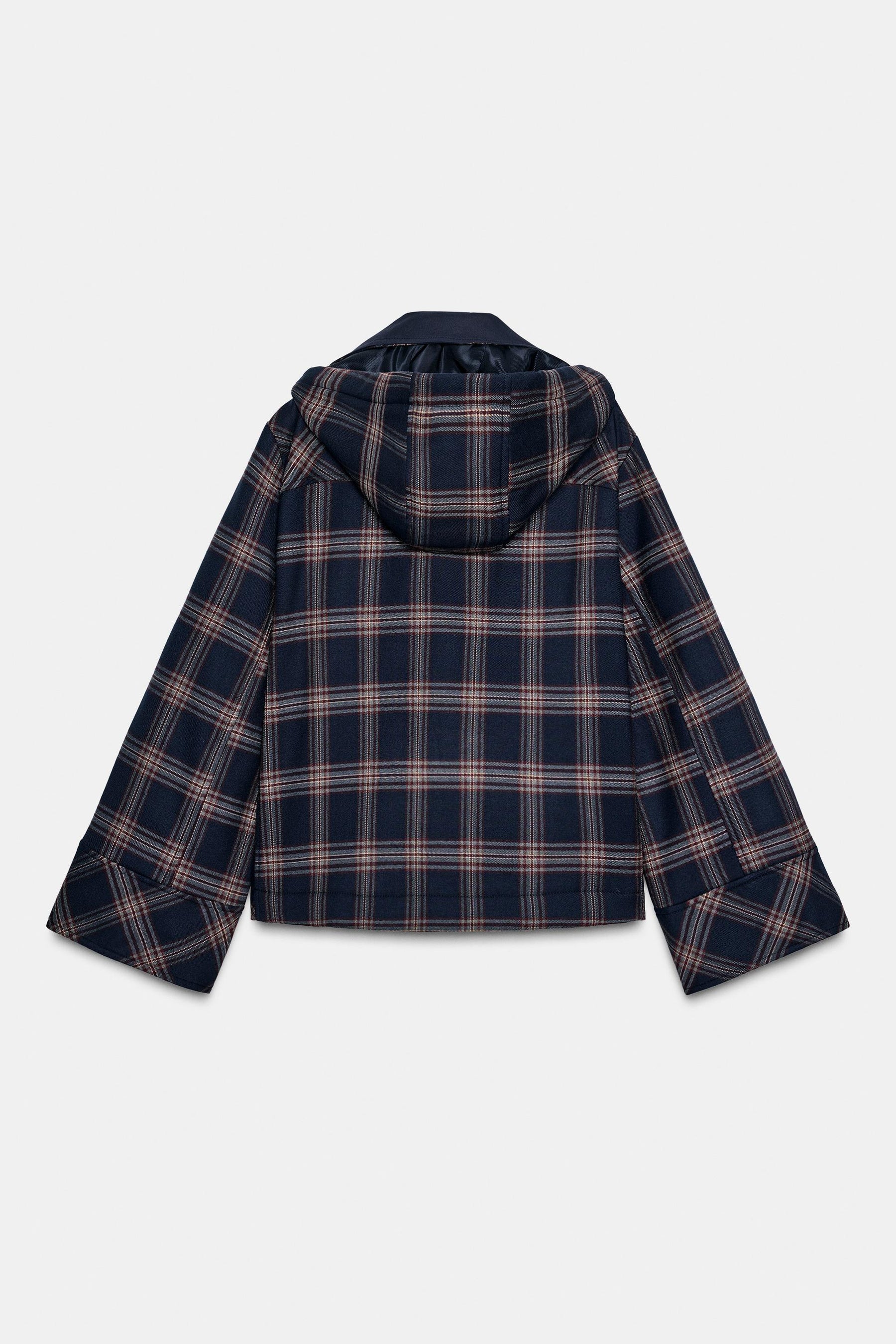 CHECKED PUFFER JACKET