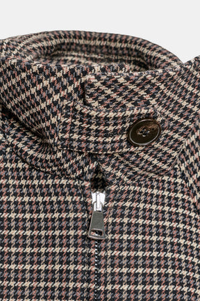 HOUNDSTOOTH QUILTED BOMBER JACKET - Image 3