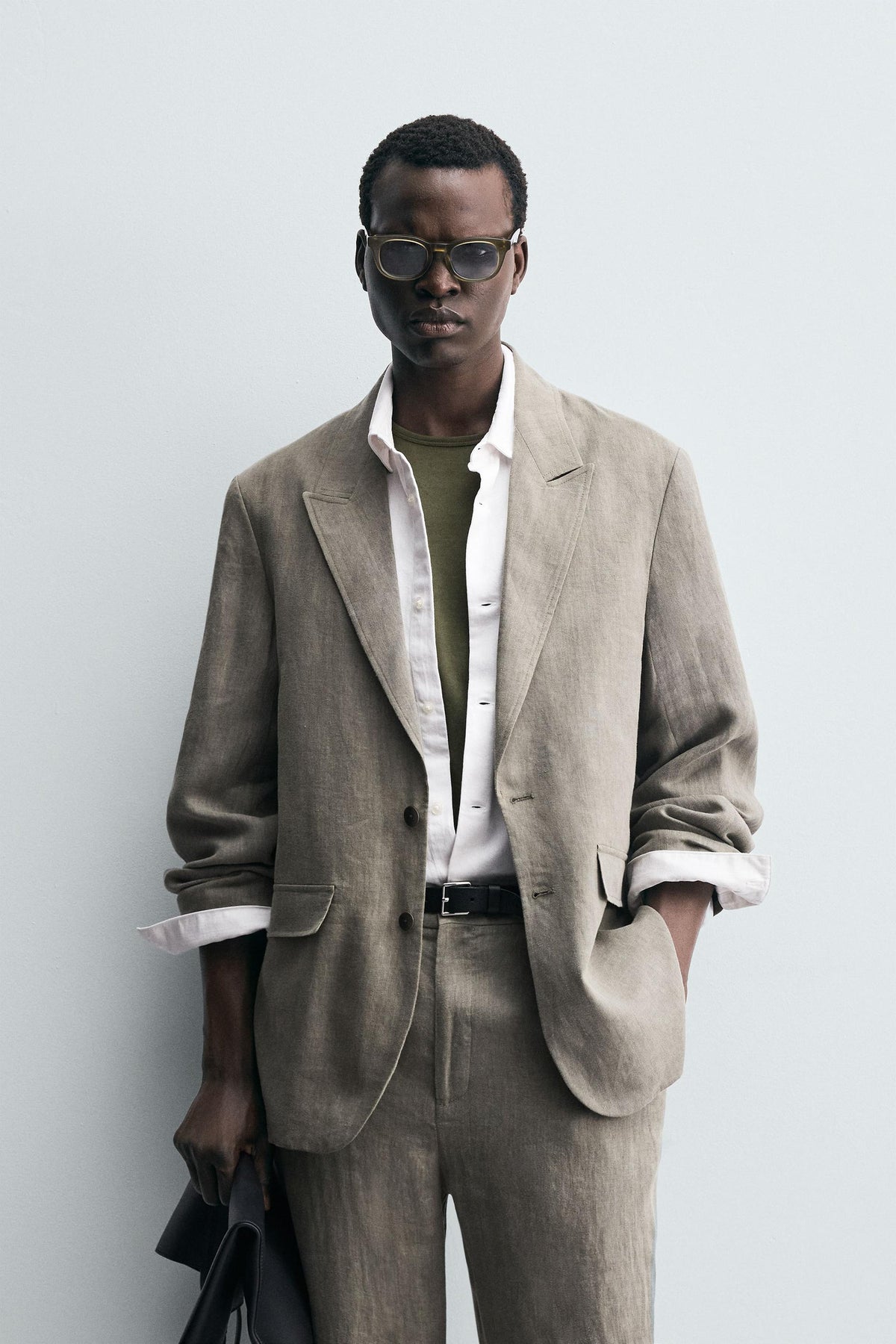 WASHED 100% LINEN SUIT BLAZER - Image 2