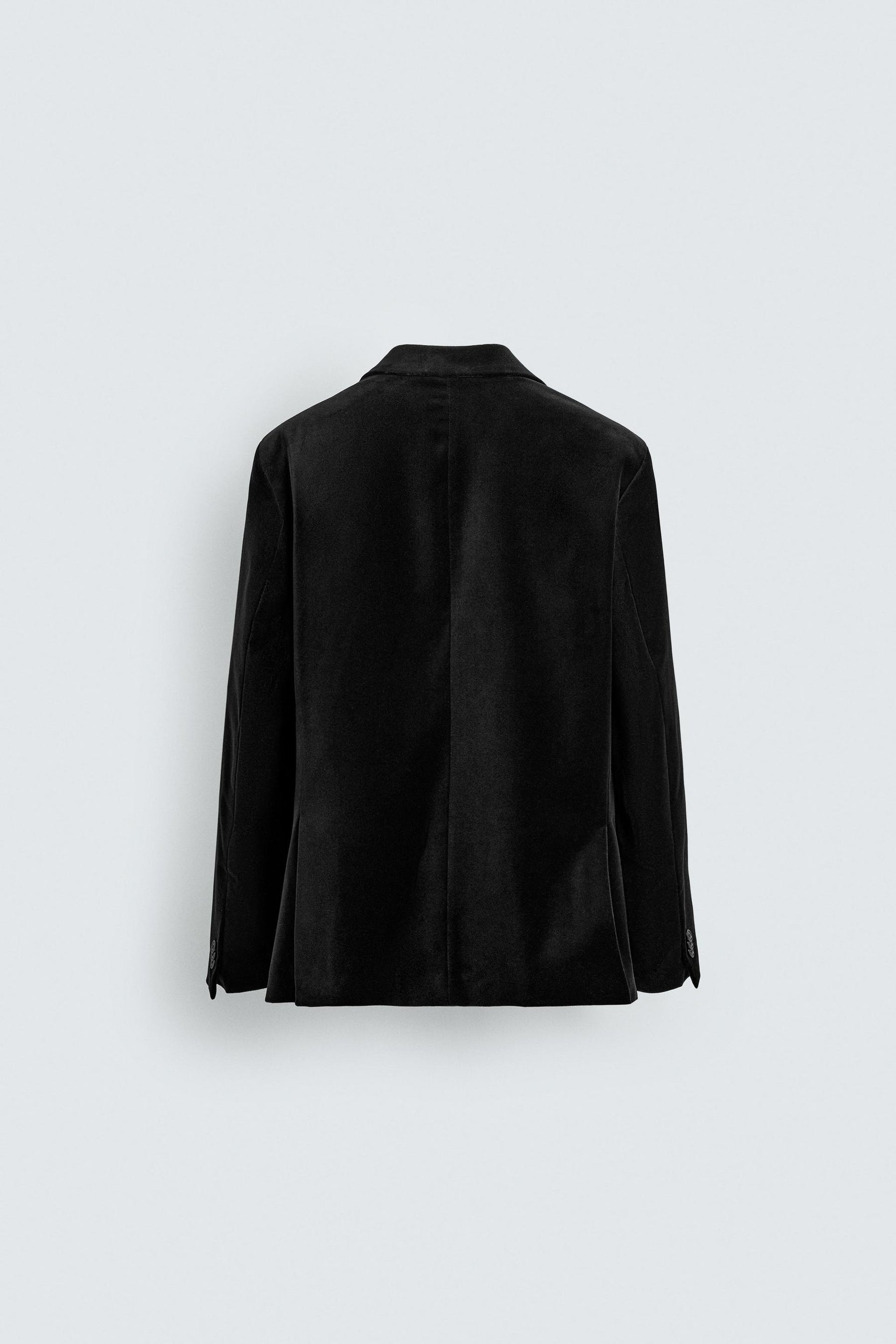 REGULAR FIT VELVET BLAZER - Image 7