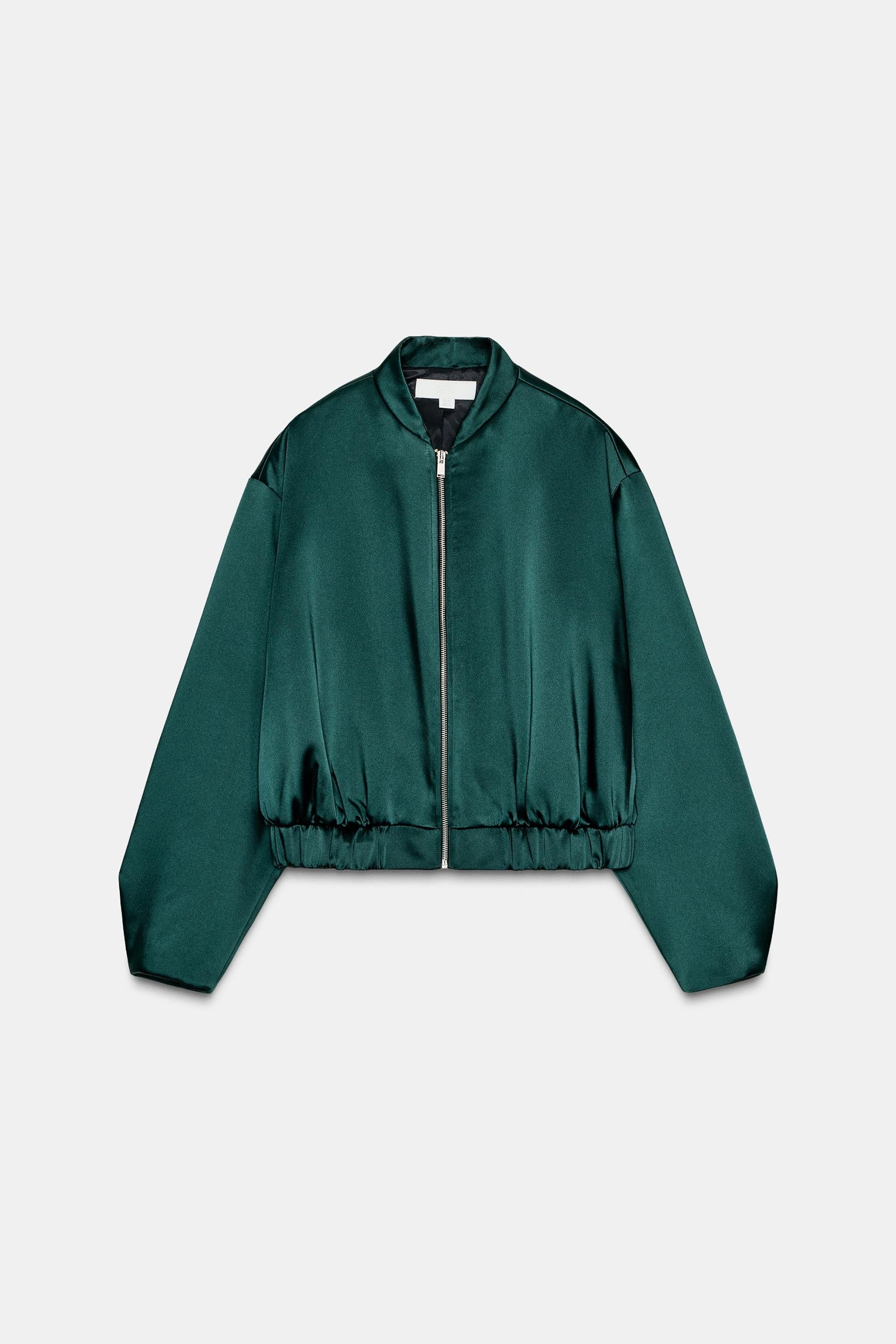 Bomberjacke aus Satin
