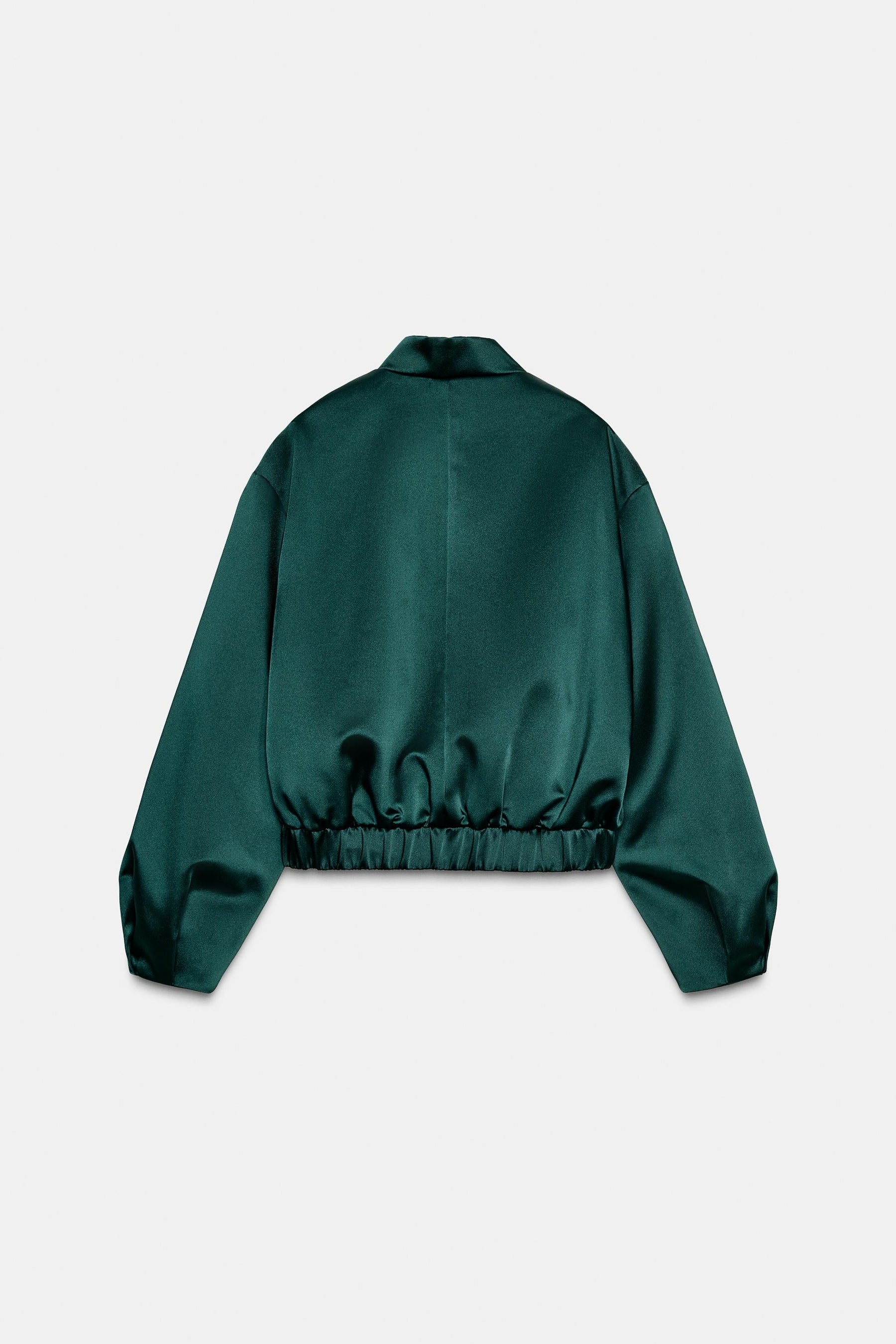 Bomberjacke aus Satin