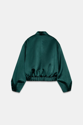 Bomberjacke aus Satin